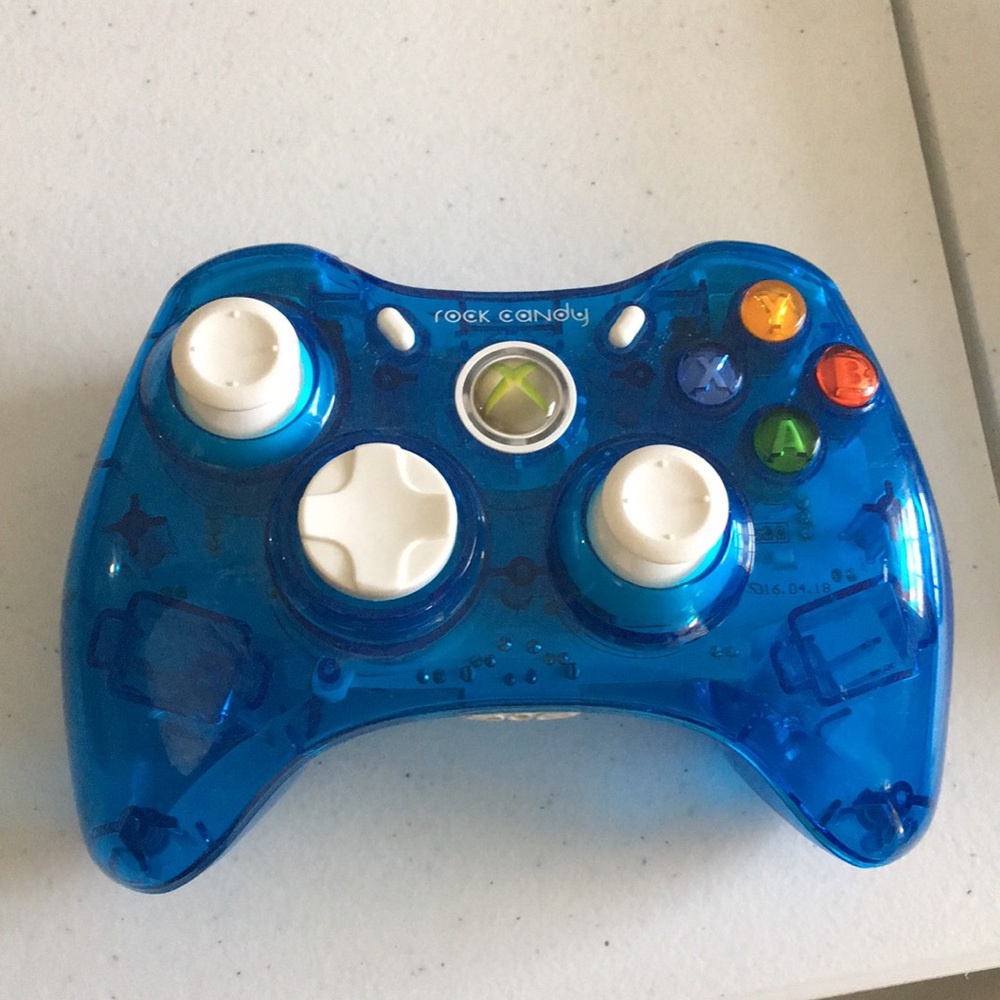 Rock Candy Wired Controller for Xbox 360 in Blueberry Boom